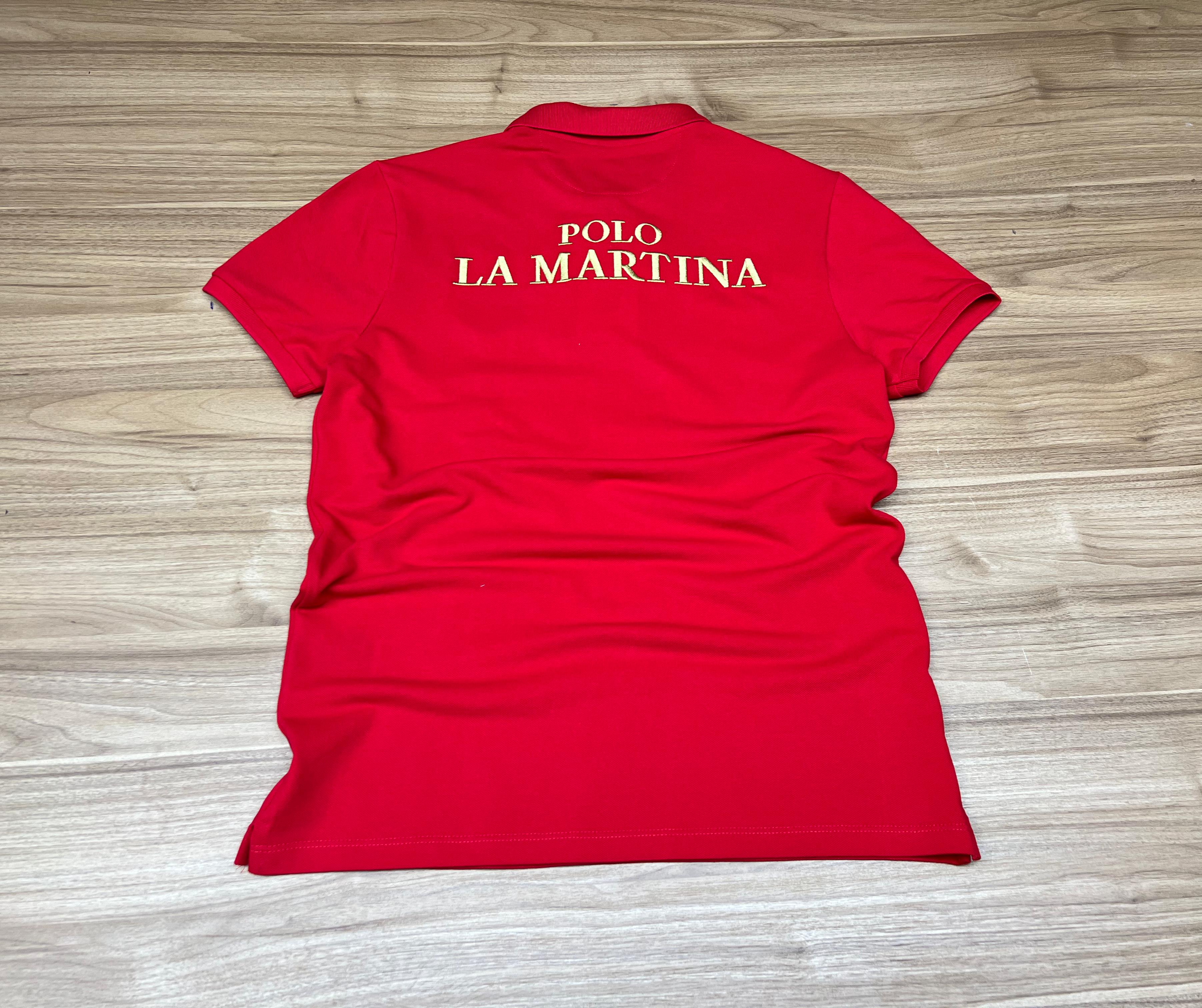 POLO LA MARTINA WINDSOR ROUGE