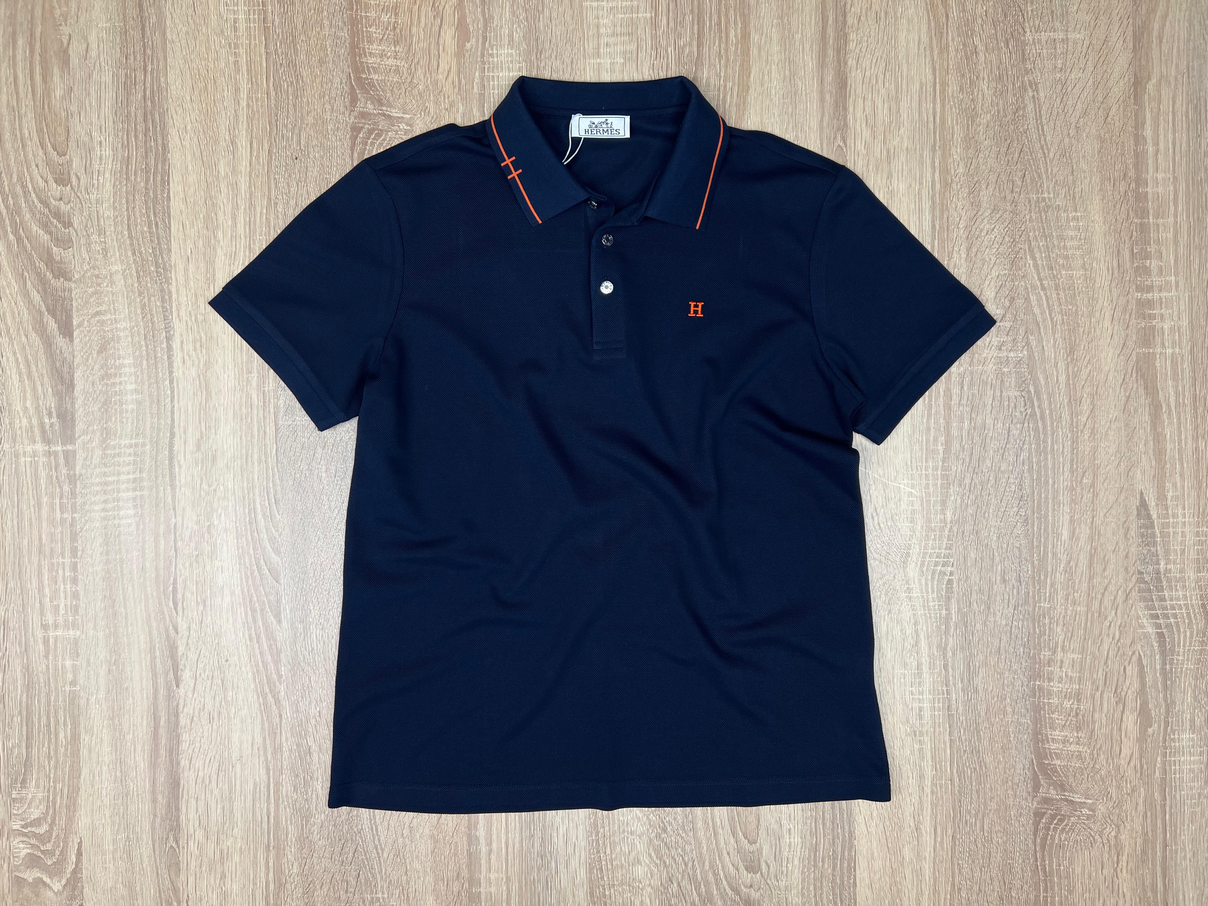 POLO HERMES BLEU MARINE