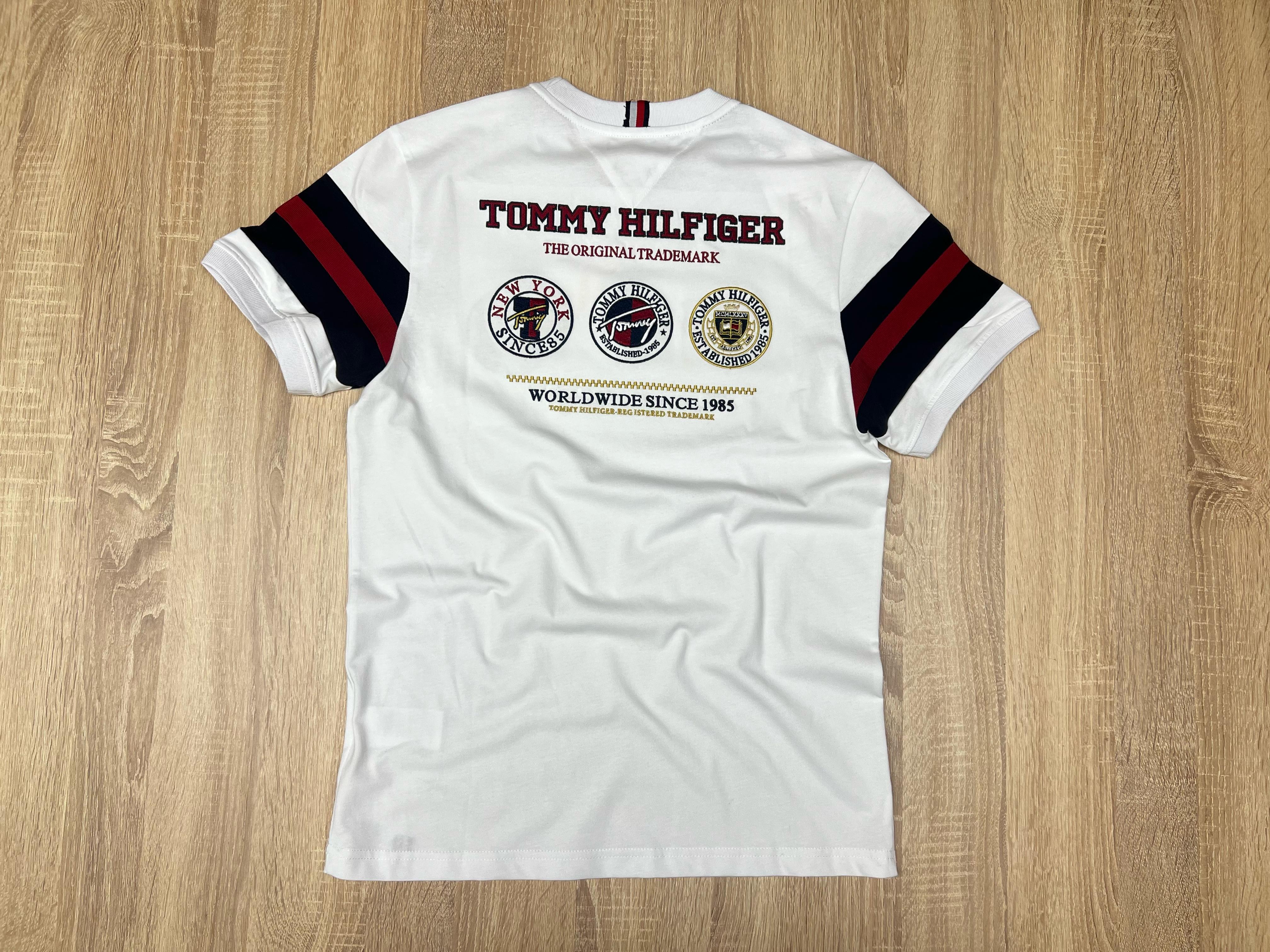 T-SHIRT TOMMY NEW YORK 85 BLANC