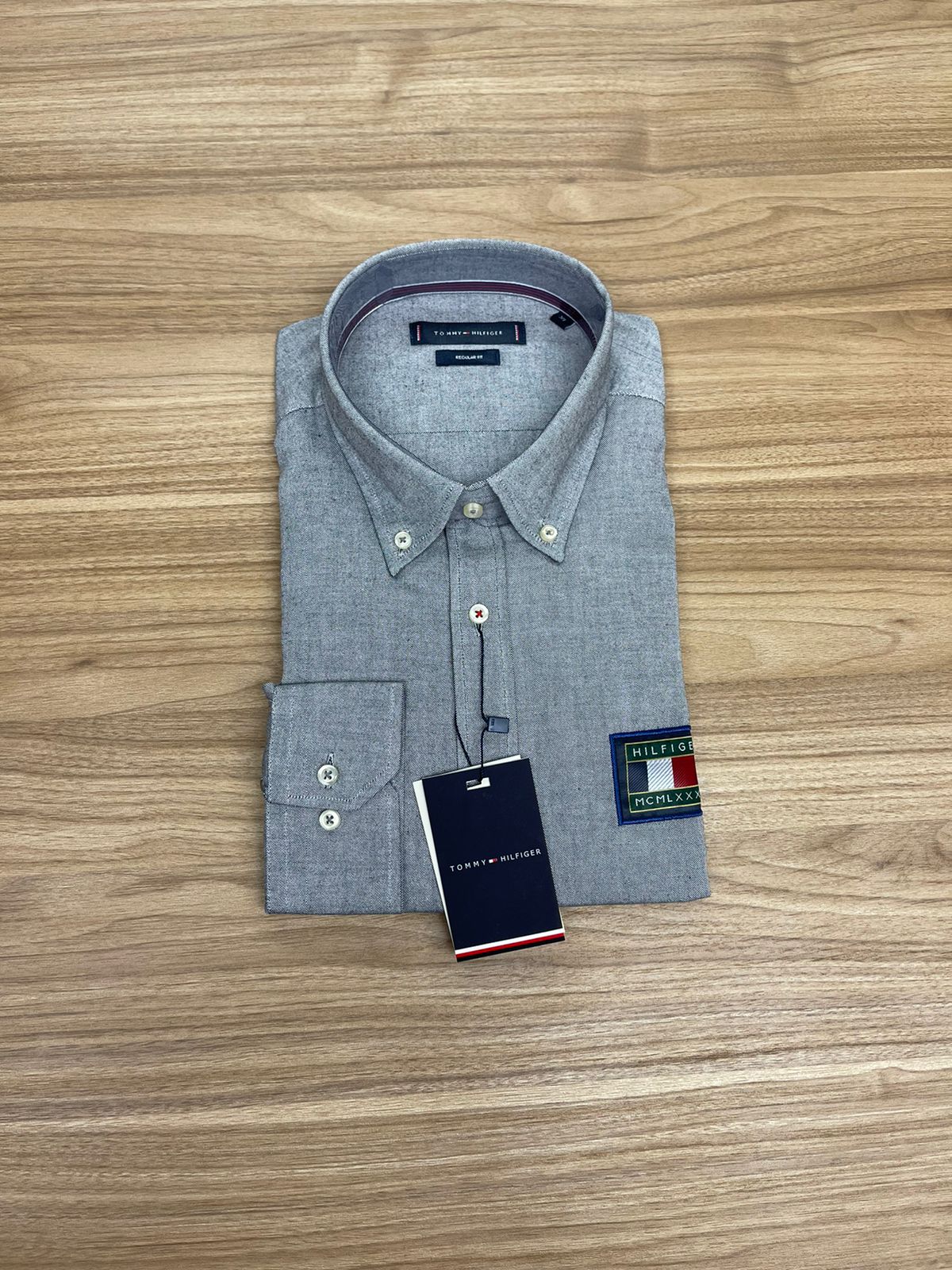 Chemise Tommy Hilfiger Gris