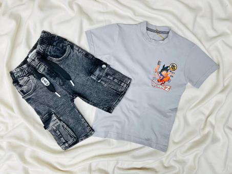 ENSEMBLE DRAGONBALL GRIS