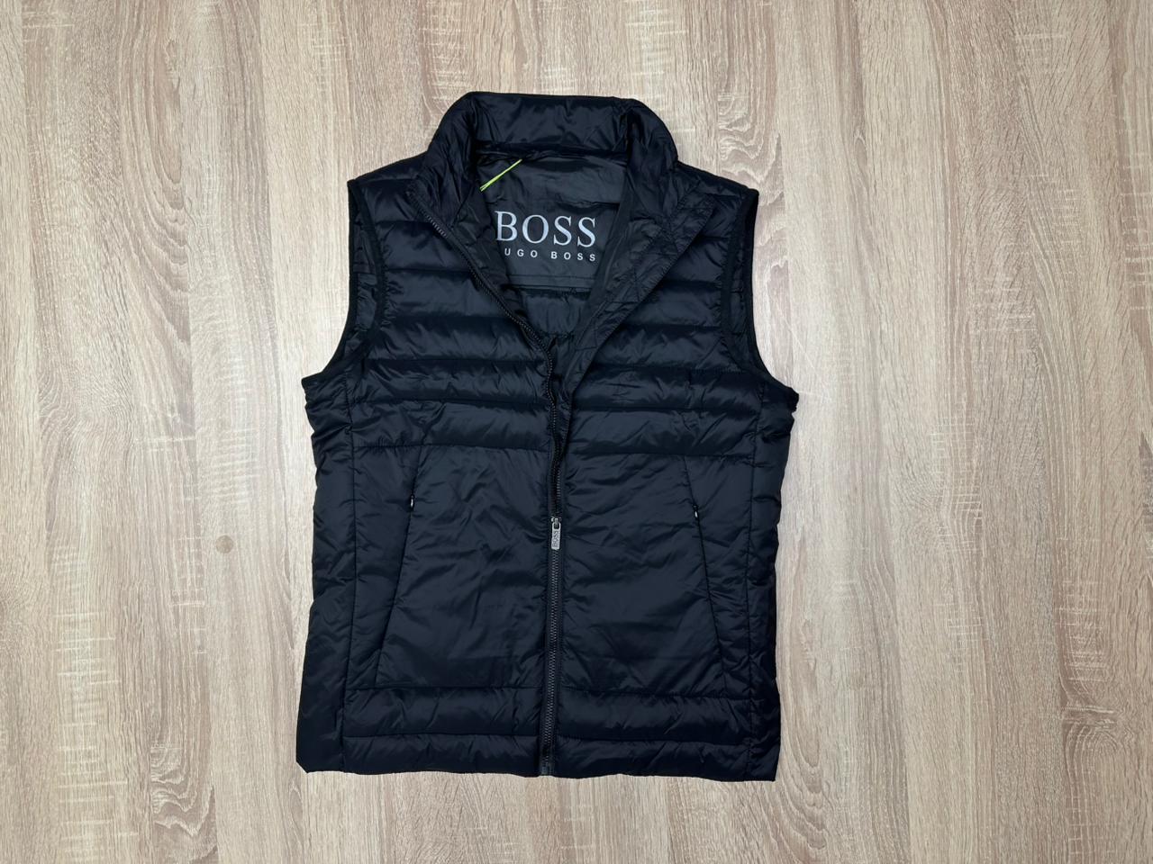 GILET BOSS NOIR