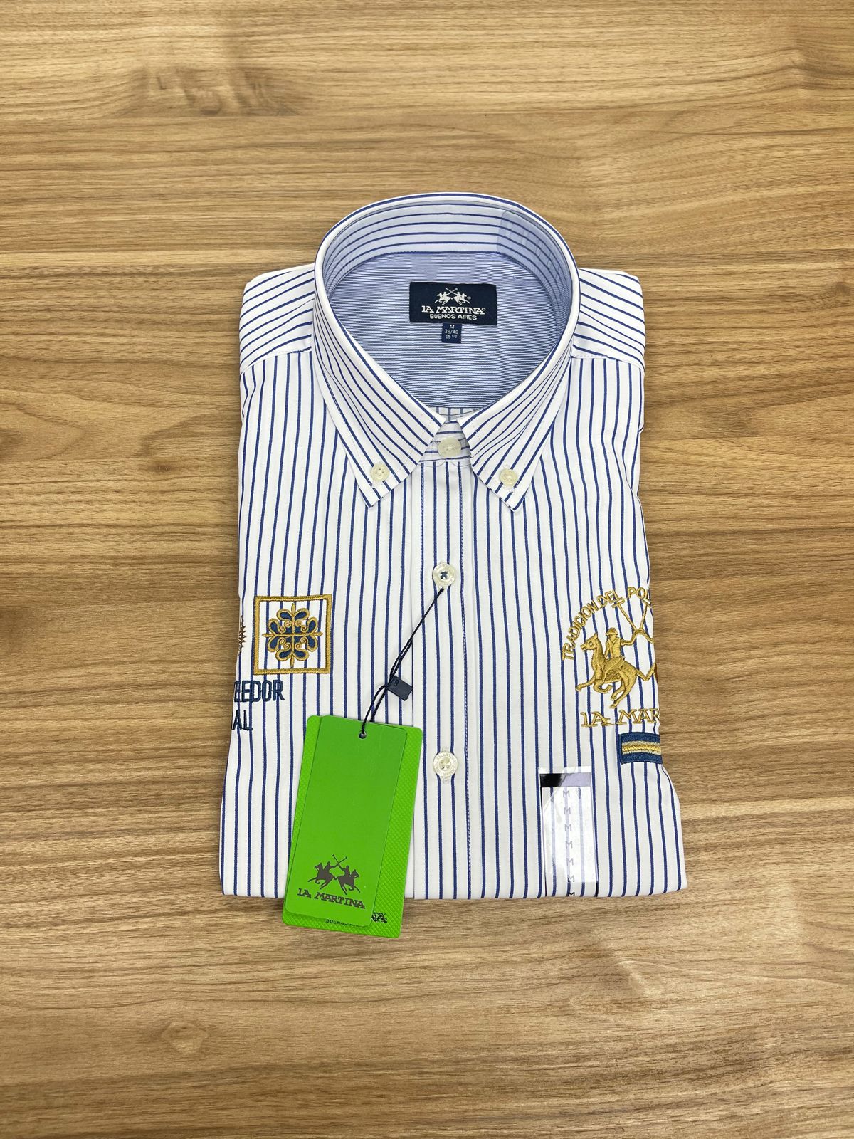 Chemise La Martina Raillé Bleu