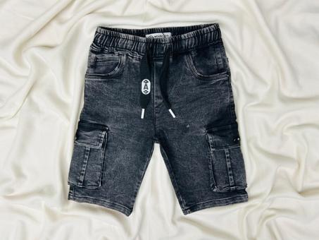 SHORT ENFANT MINI BOSS NOIR ELASSTIQUE