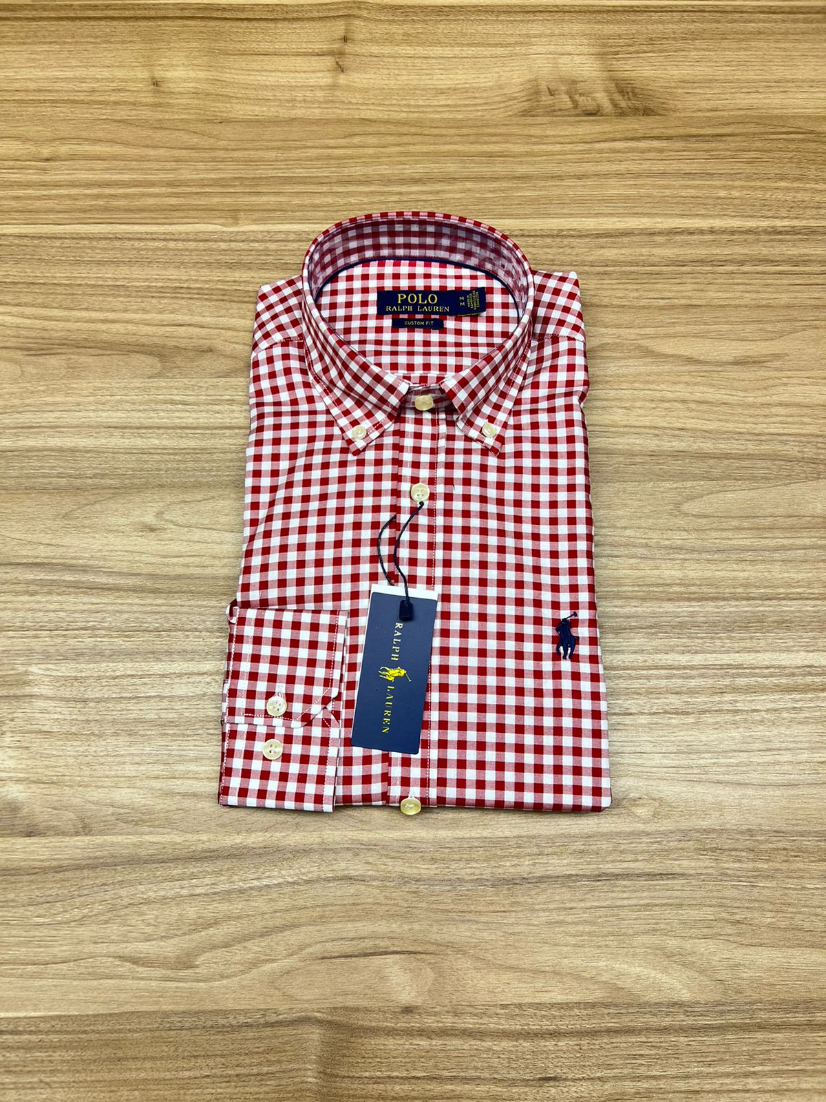 Chemise Ralph Lauren Carreaux Rouge