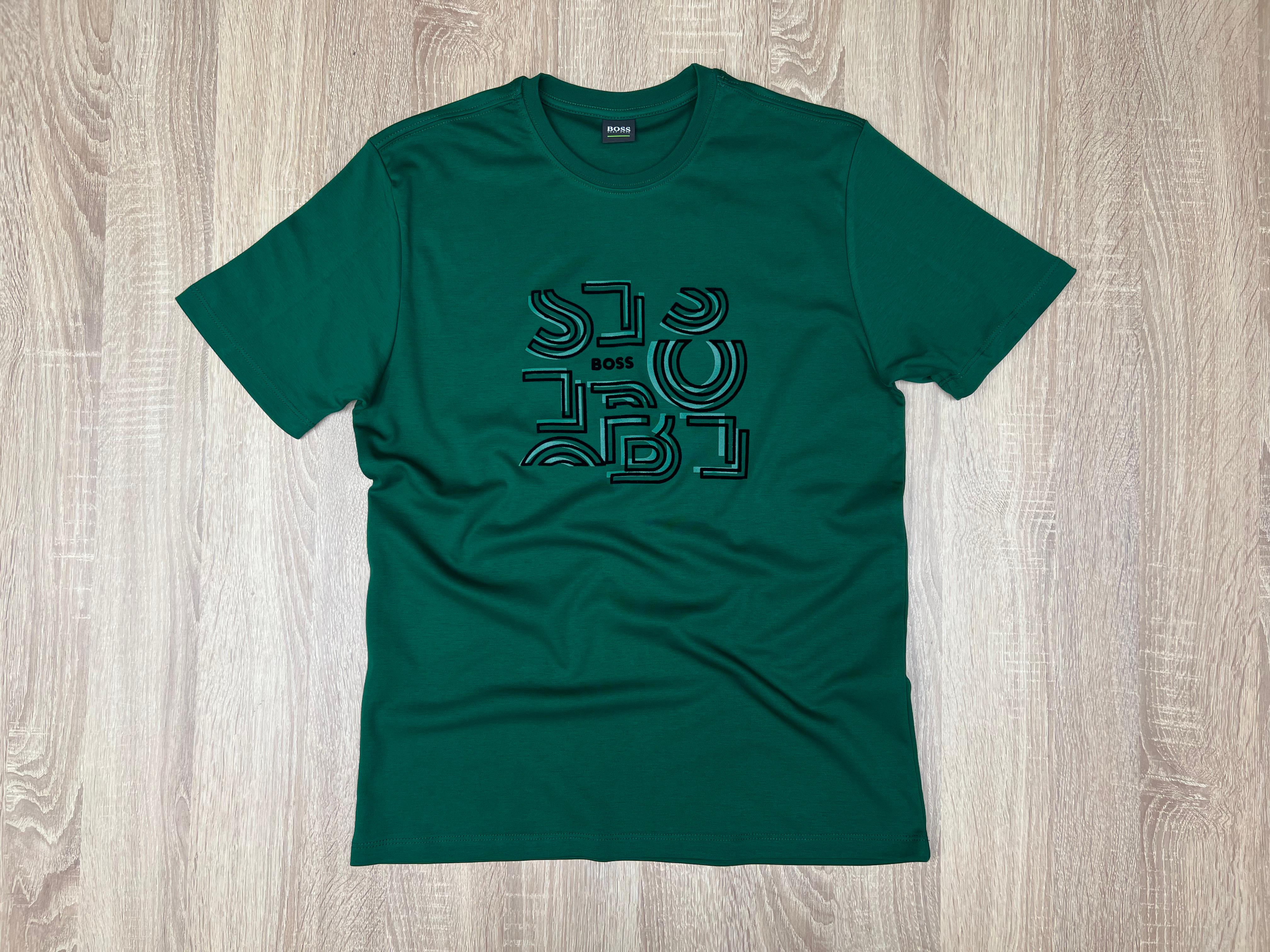 T-SHIRT BOSS NV VERT