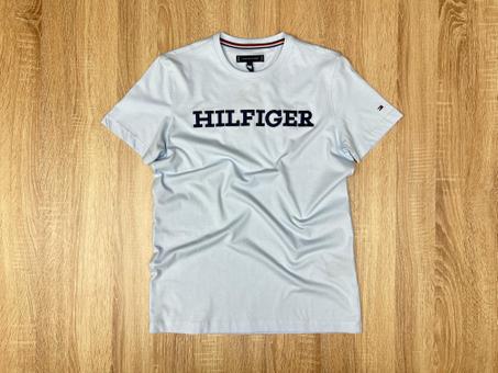 T-SHIRT TOMMY HILFIGER BLEU CIEL
