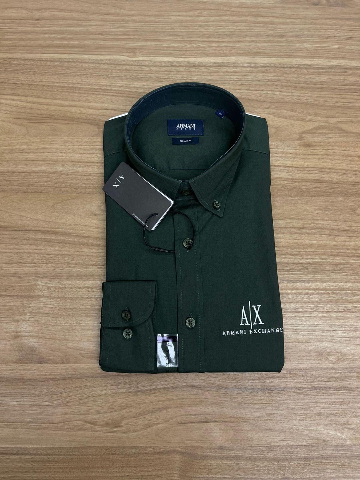 Chemise Armani Vert