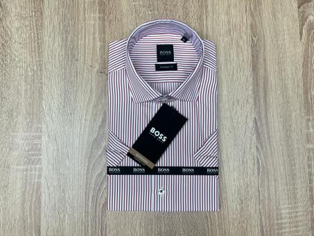 Chemise Demi Manche Boss Petit Raille Rouge