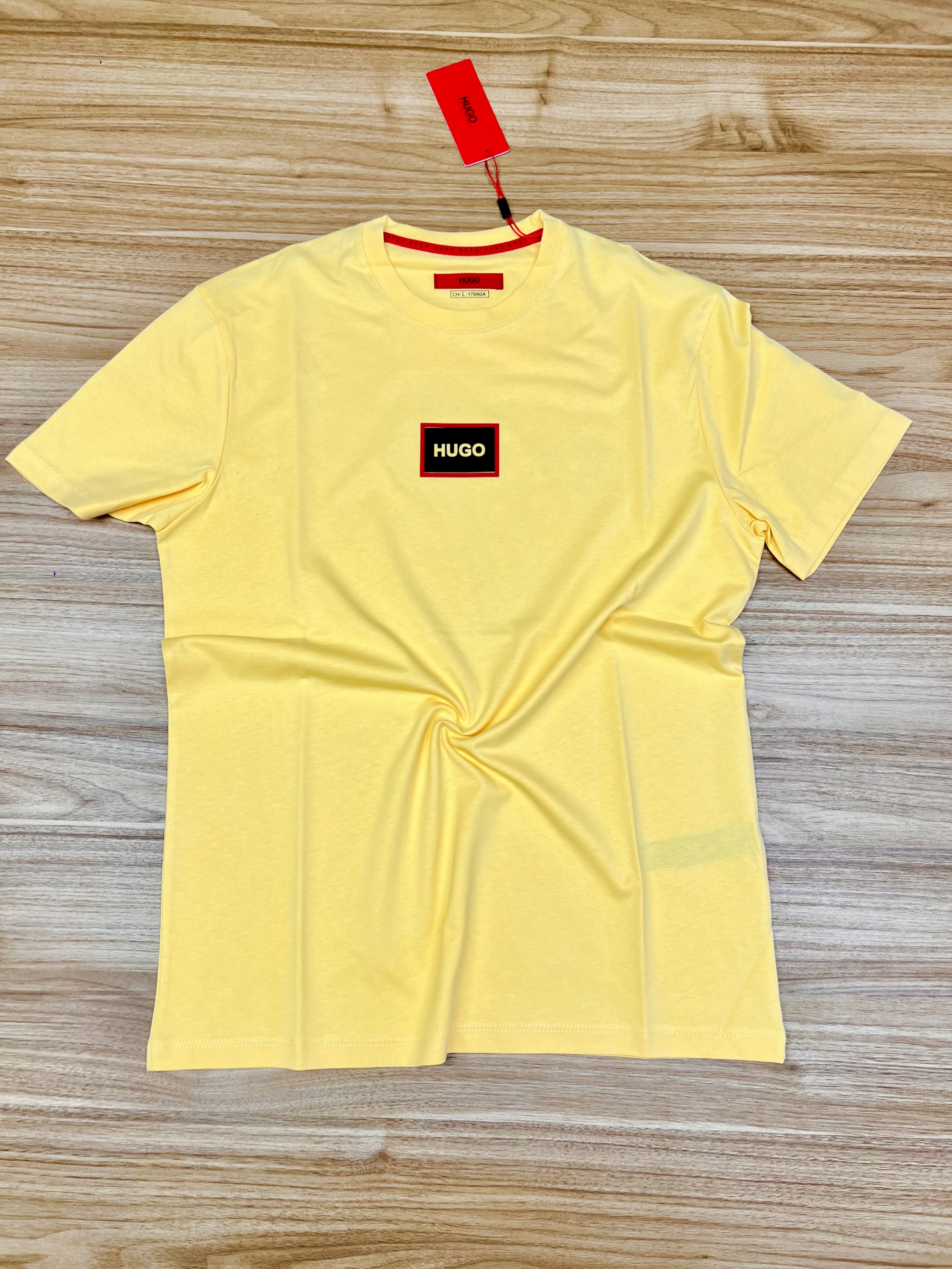 T-shirt Hugo Boss Jaune