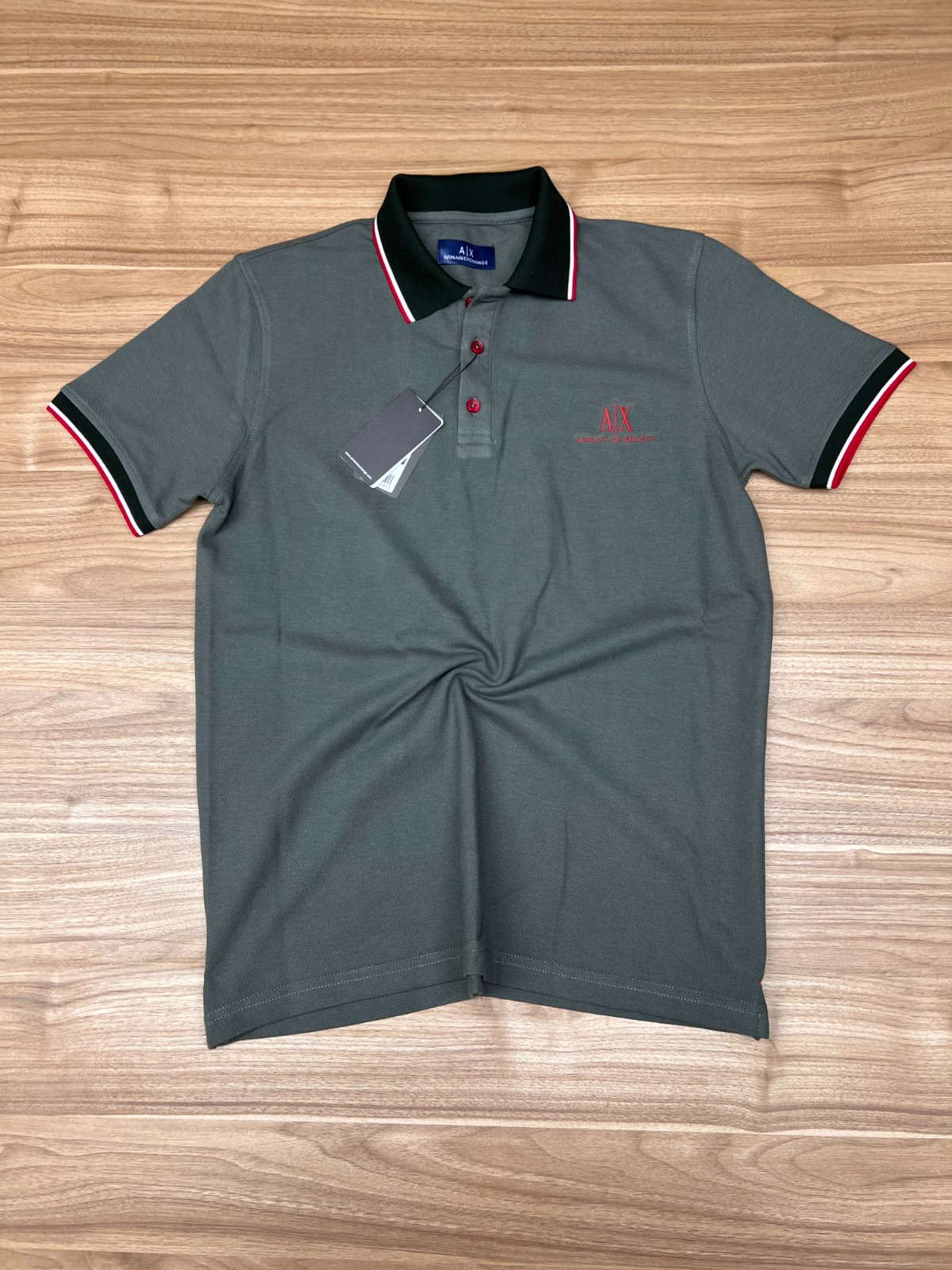 Polo Armani A/X Vert Militaire