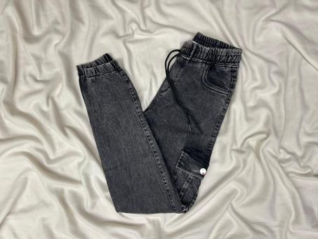 JEAN ENFANT TOMMY DENIM GRIS NOIR