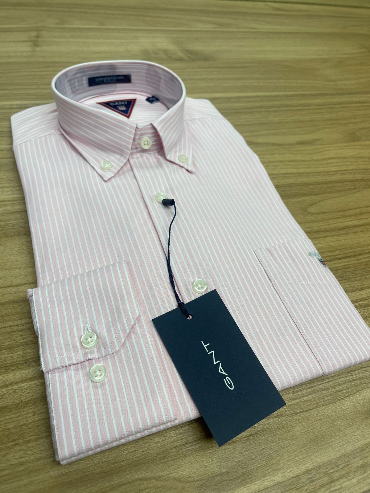 Chemise Gant Raille Rose