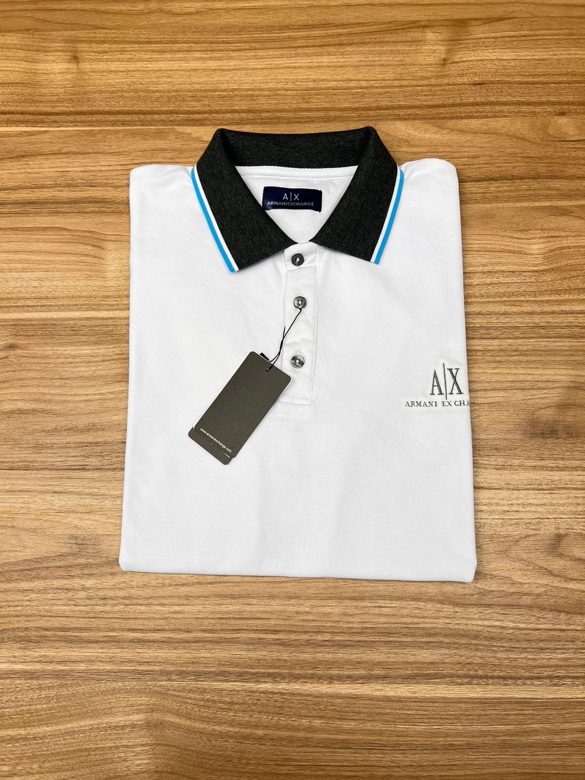POLO ARMANI A/X BLANC