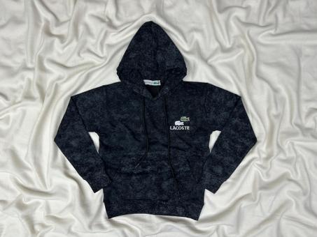 SWEET ENFANT AVEC CAPUCHE LACOSTE EFFET MARBRE BLEU MARINE