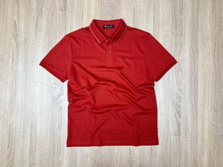 POLO LORO PIANA ROUGE BRIQUE