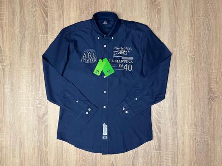 CHEMISE LA MARTINA ARG BLEU MARINE