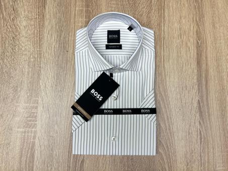 Chemise Demi Manche Boss Grand Raille Beige