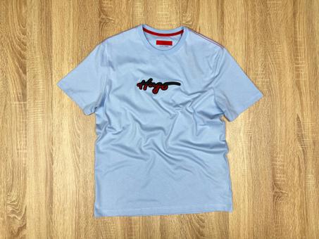 T-SHIRT HUGO BLEU CIEL