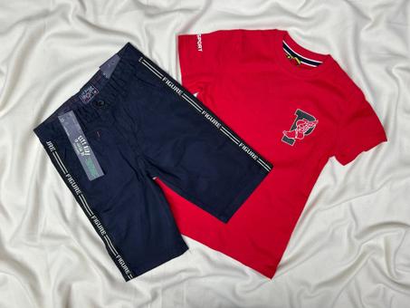 ENSEMBLE ENFANT POLO ROUGE