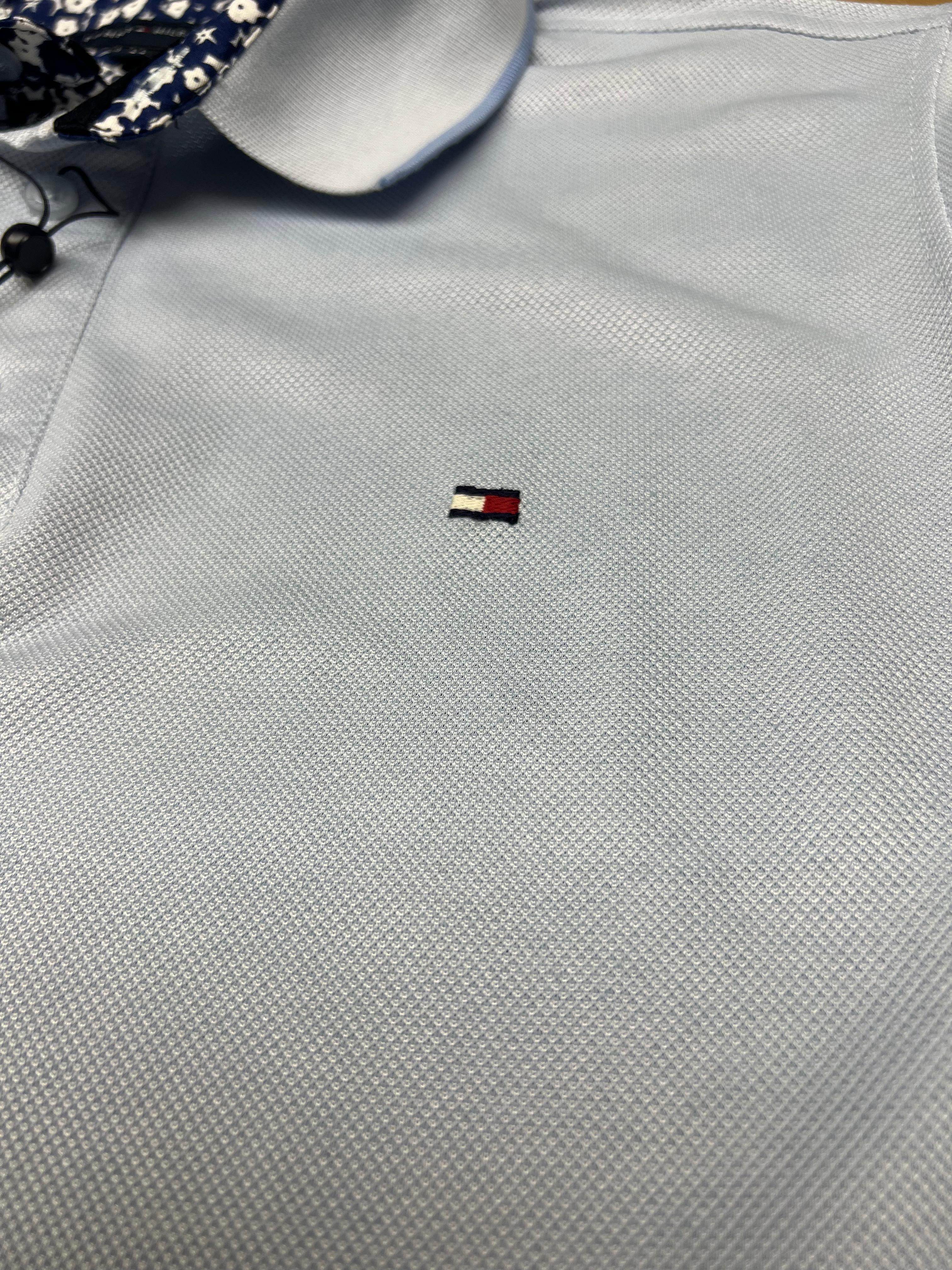 POLO TOMMY SIMPLE NV BLEU CIEL