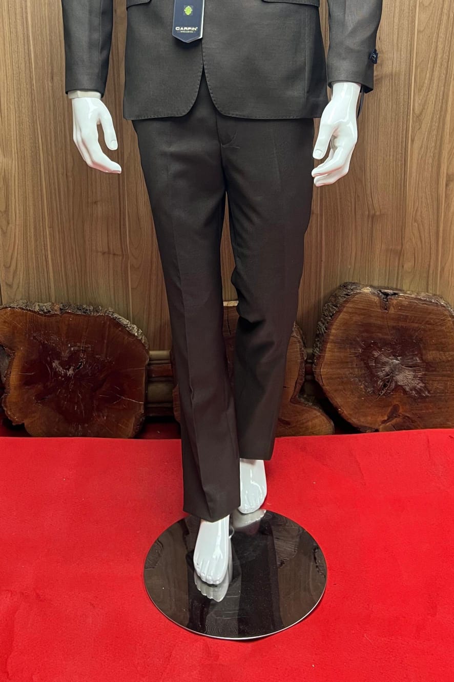 COSTUME PIQUE MARRON