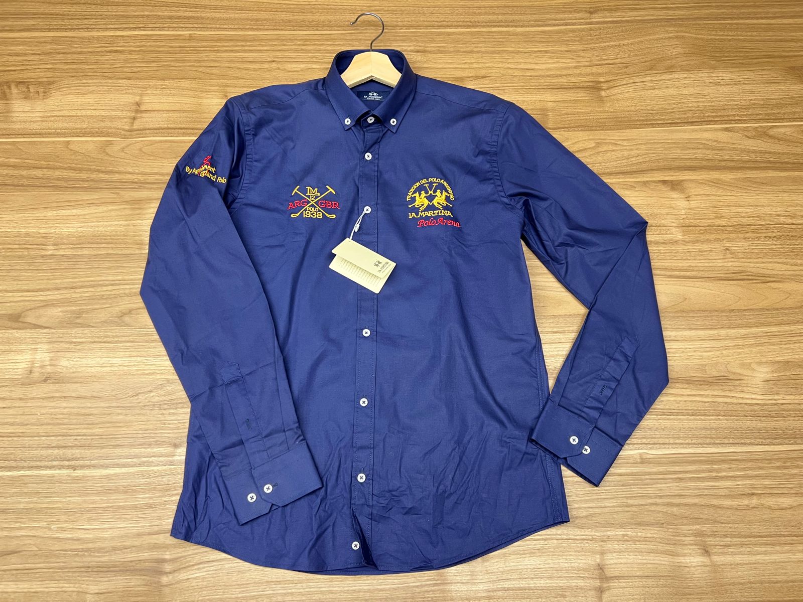 Chemise La Martina Bleu Marine 1938
