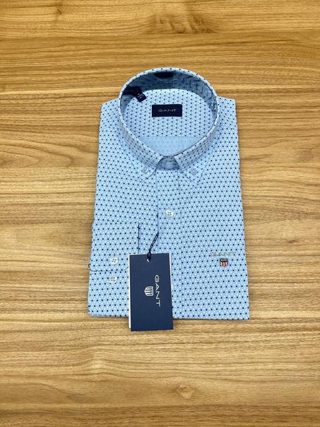 Chemise Gant Pointue Bleu Ciel