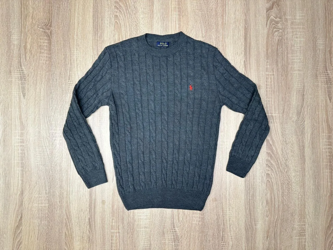 PULL RALPH LAUREN NV GRIS