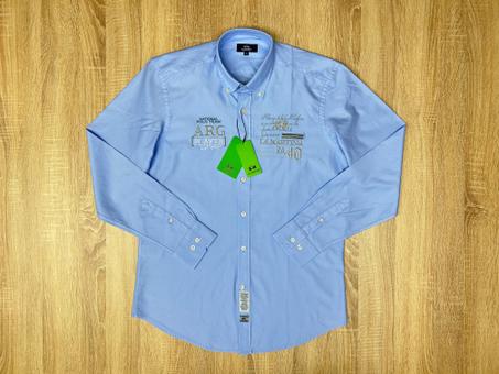CHEMISE LA MARTINA ARG BLEU CIEL