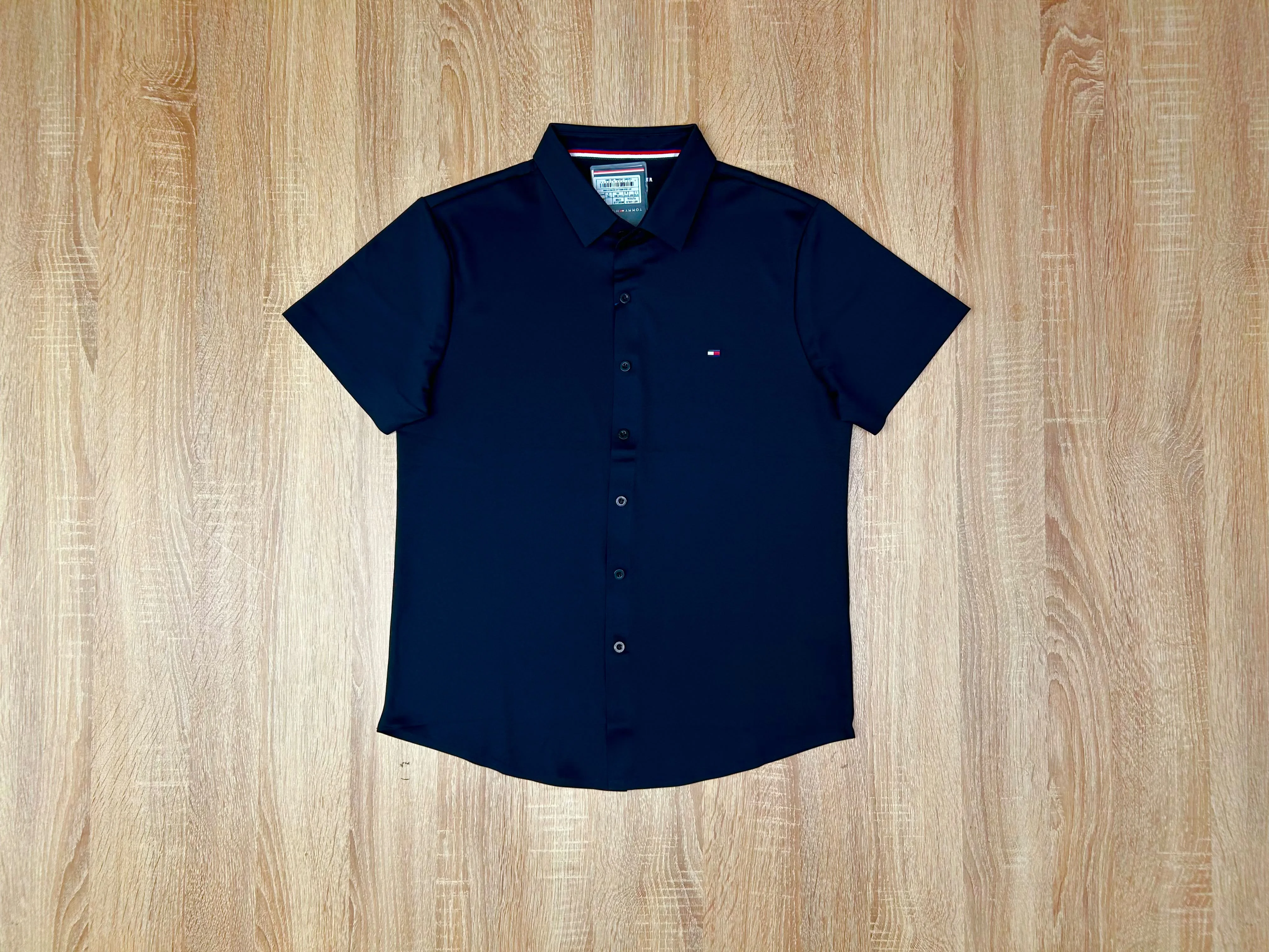 CHEMISE TM26031  BLEU NUIT