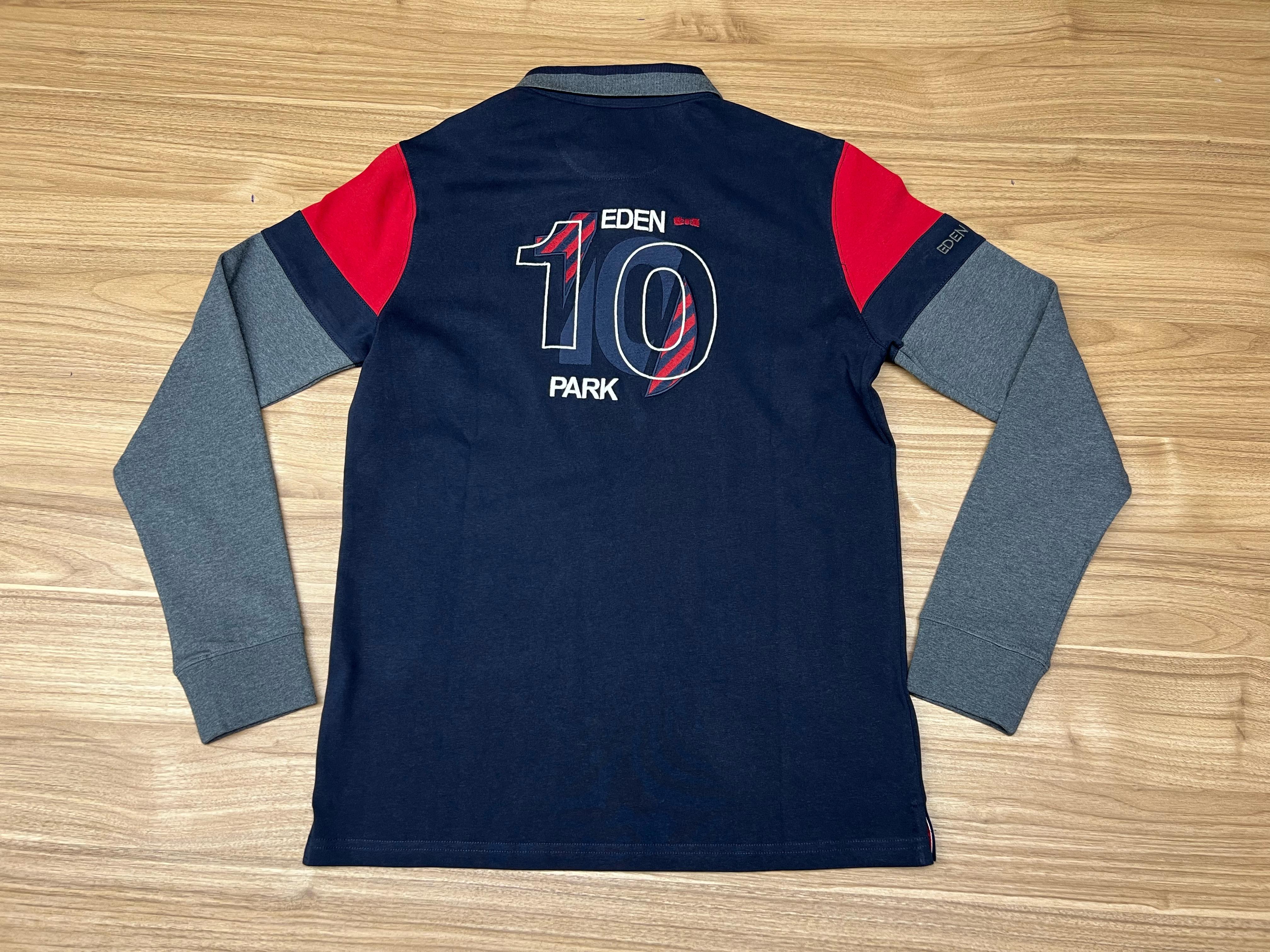 POLO EDEN PARK 10 BLEU MARINE-GRIS 1008