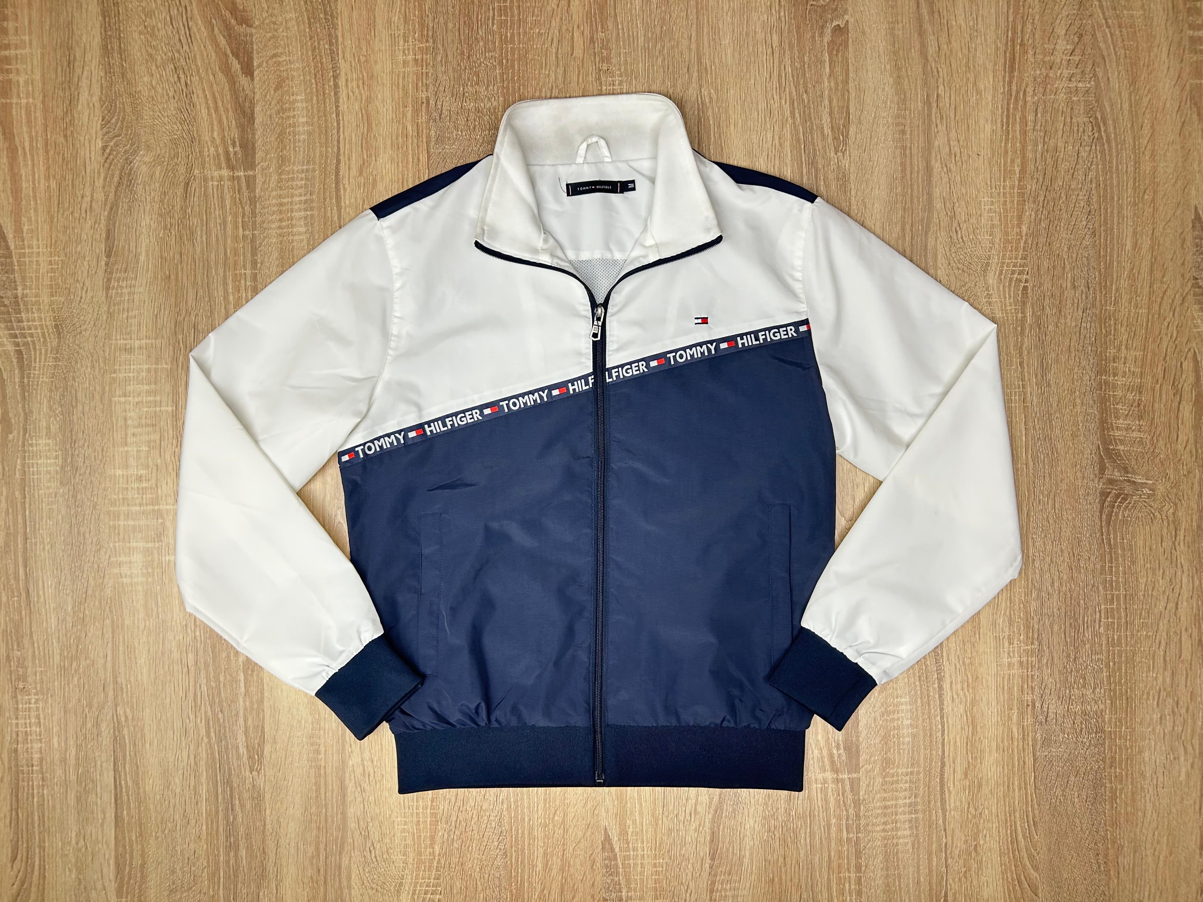 VESTE STARTER TOMMY HILFIGER BLANC-BLEU MARINE