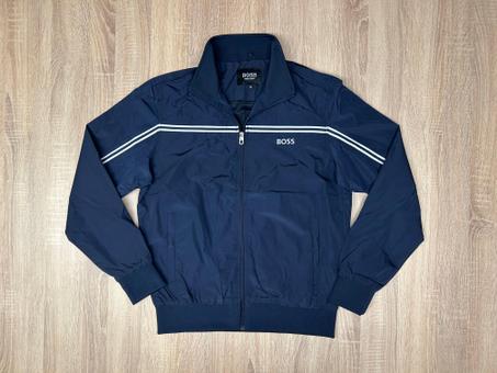 VESTE STARTER BOSS AVEC BANDE BLEU MARINE