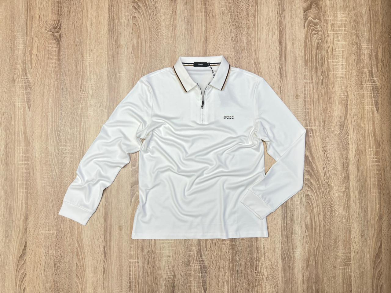 POLO BOSS AVEC ZIPPE