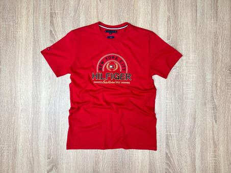 T-SHIRT TOMMY NEW YORK ROUGE