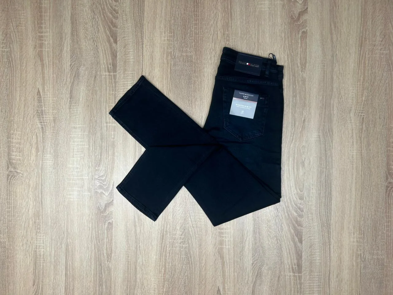 JEANS TOMMY HILFIGER BLEU PETROL