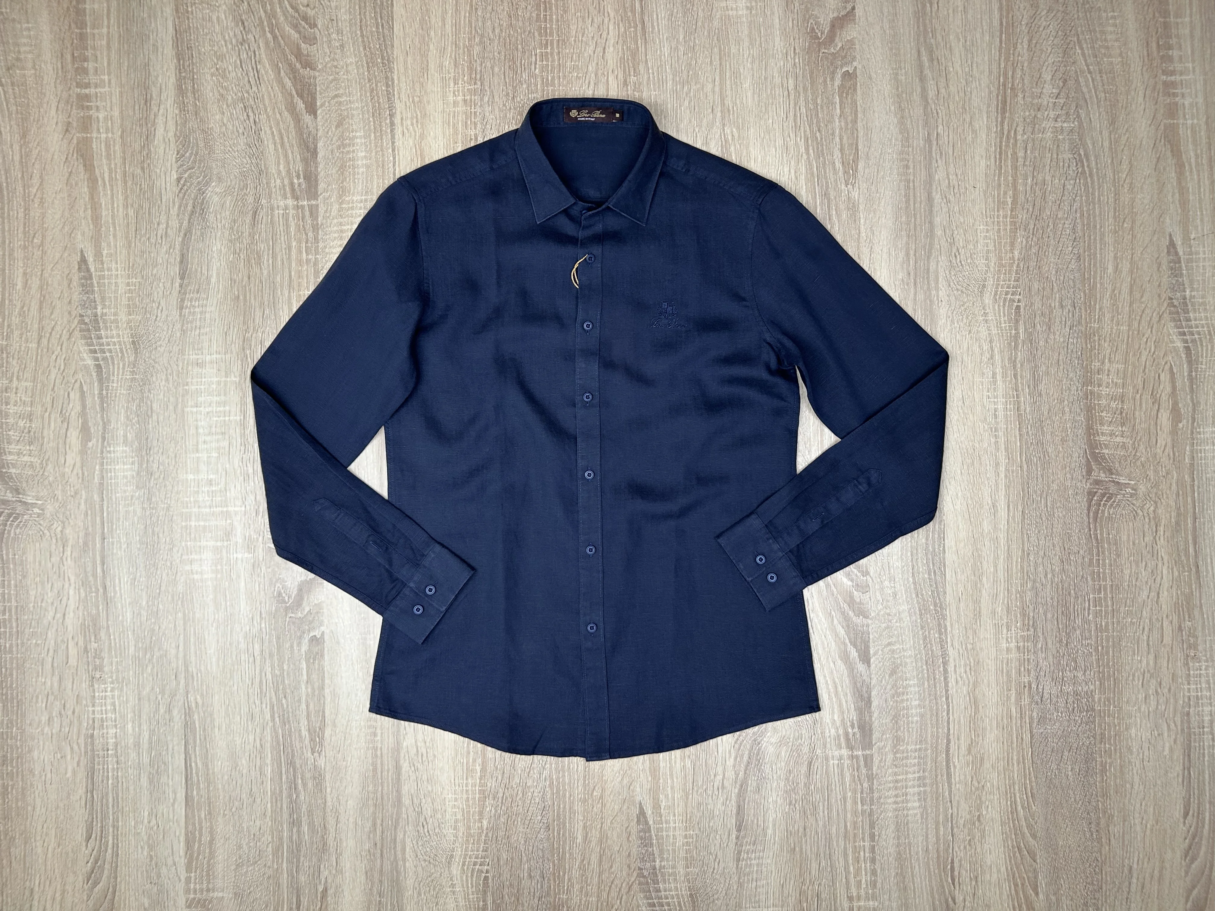CHEMISE LP26011 BLEU MARINE