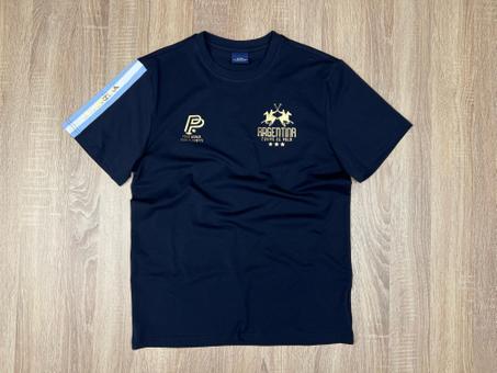 T-SHIRT LA MARTINA ARGENTINA BLEU MARINE