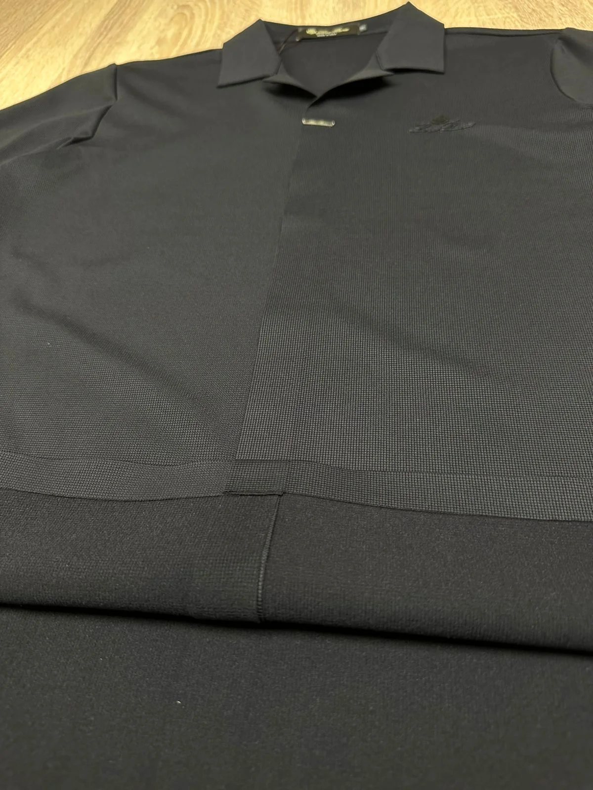 POLO COL VESTE LORO PIANA NOIR