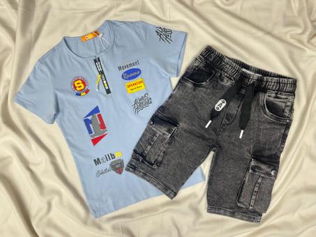 ENSEMBLE ENFANT SPIRIT STYLE BLEU CIEL