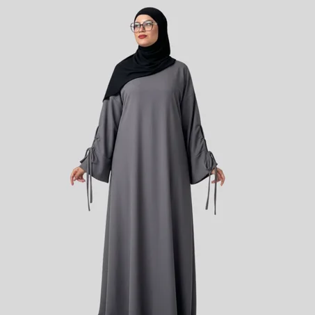 Abaya Moderne Gris