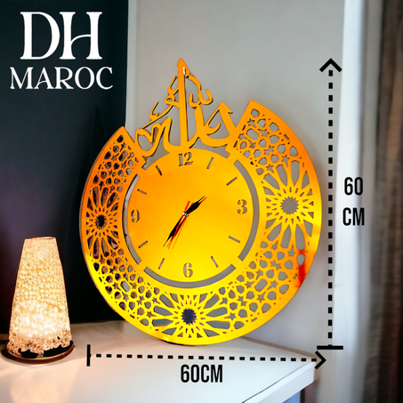 🌟 "الساعة الإسلامية – مزيج من الزمن والإيمان" 🌟