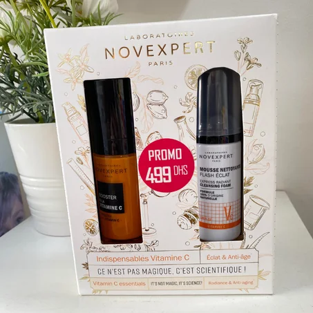 Coffret Booster Vitamine C +  Mousse Nettoyante – NOVEXPERT