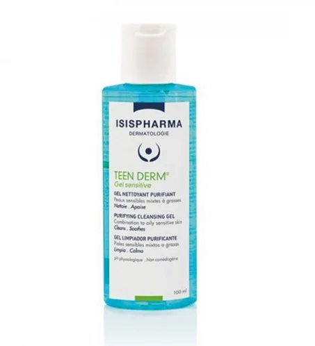 ISISPHARMA TEEN DERM Gel Nettoyant Purifiant sensitive 100ml