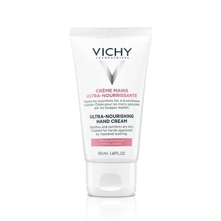 Vichy Crème Mains Ultra-Nourrissante Mains Desséchées et Agressées | 50ml