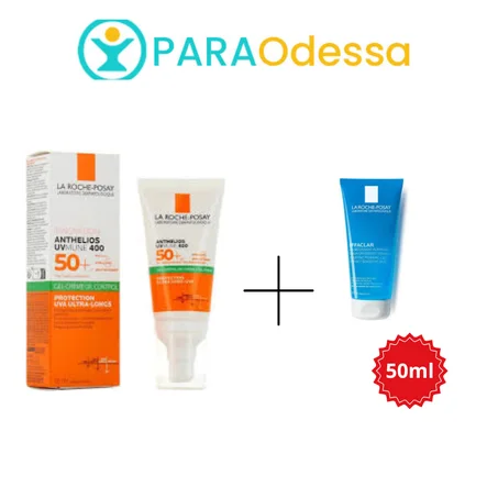 LA ROCHE-POSAY ANTHELIOS UVMUNE 400+GEL NETTOYANT EFFACLAR 50ml