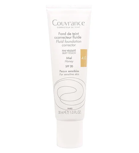 Avène Couvrance – Fond de Teint Fluide – Fini Velouté Miel Spf 20 N°4.0 – 30ml
