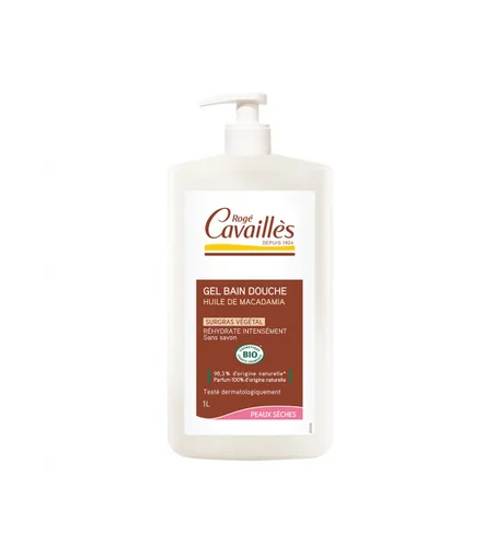 Rogé Cavaillés Gel Bain douche Huile de macadamia 1L