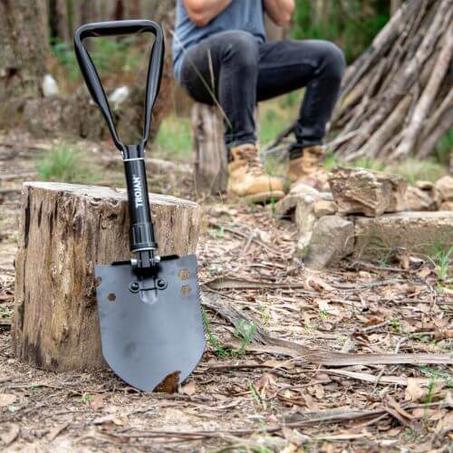 مجرفة متعددة الاستعمالات قابلة للطي بهيكل متين أفضل رفيق لك في خرجات التخييم Pelle Pliable 5en1 Multifonction Pour Jardinge & Camping